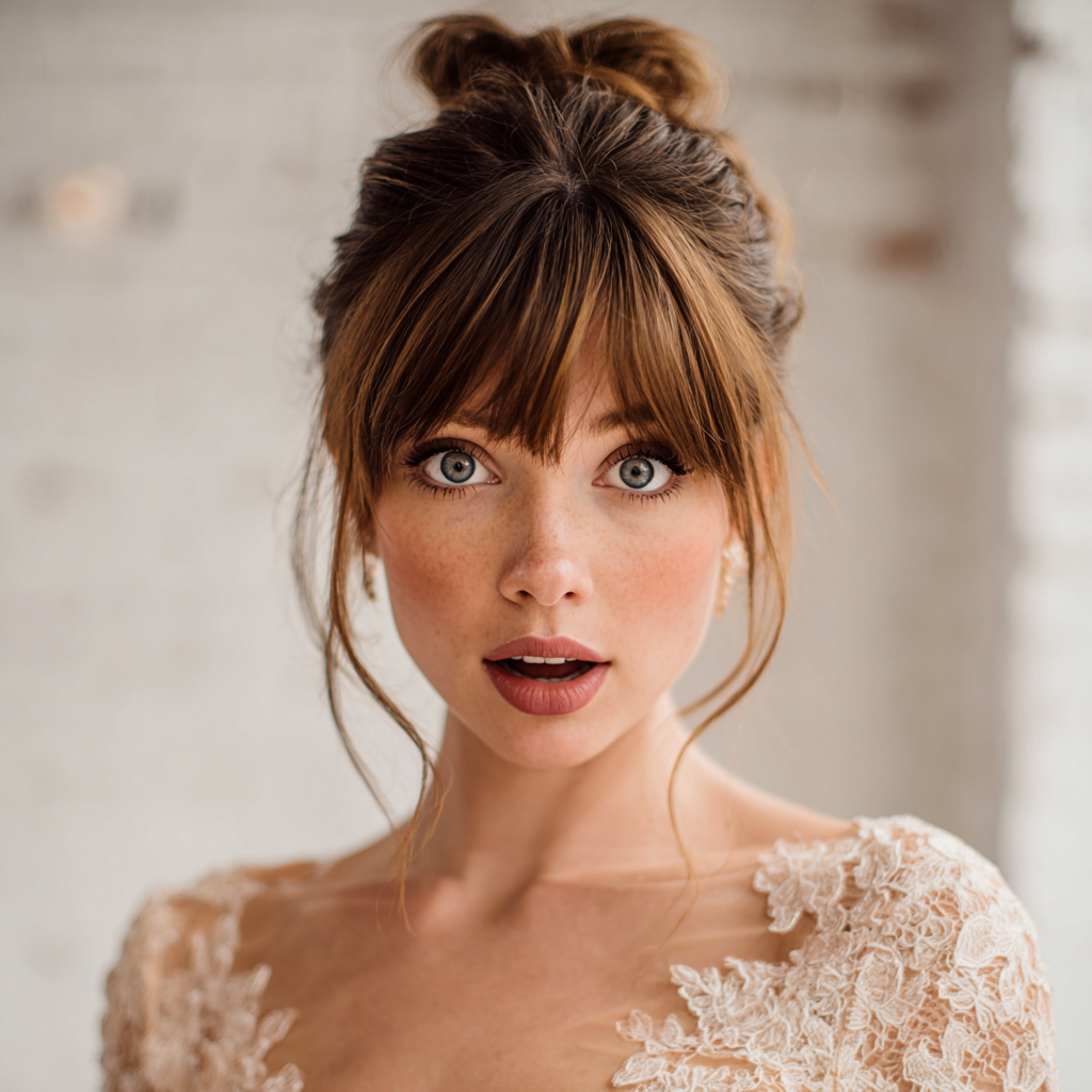 Gros plan sur une mariée choquée | Source : Midjourney