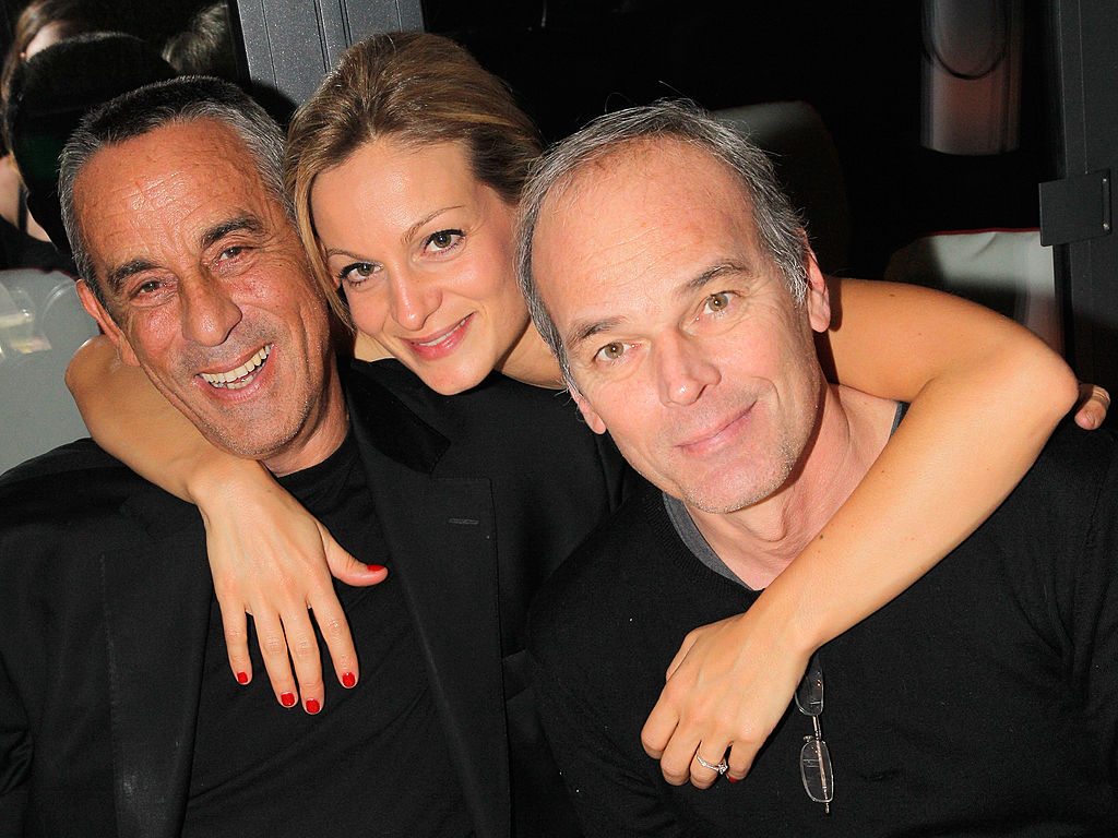 Thierry Ardisson, Audrey Crespo-Mara et Laurent Baffie | Source : Getty Images