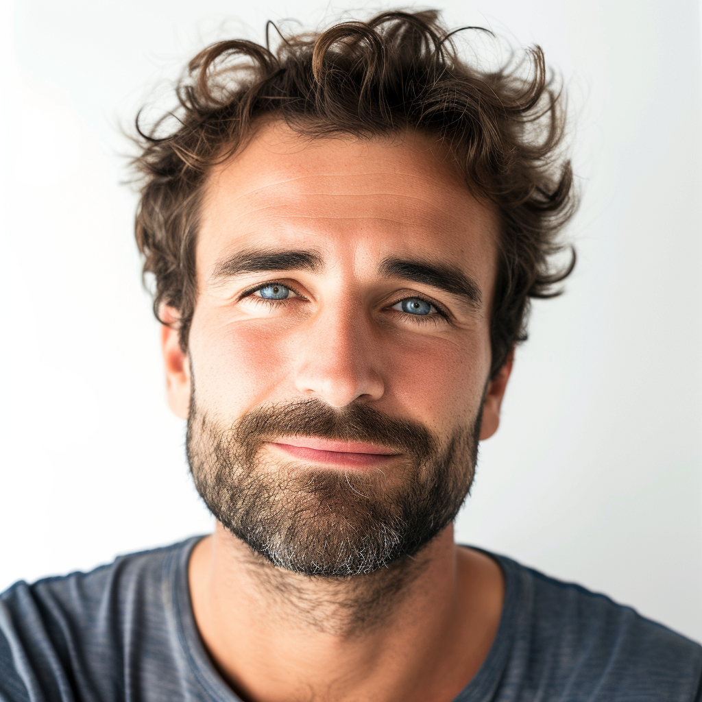 Un homme souriant | Source : Midjourney