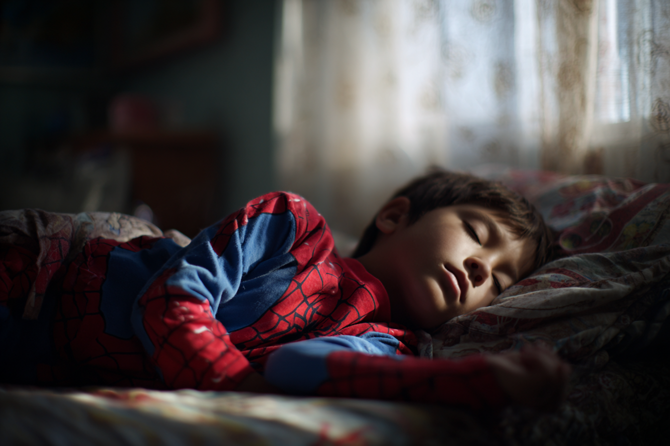 Un garçon qui dort | Source : Midjourney