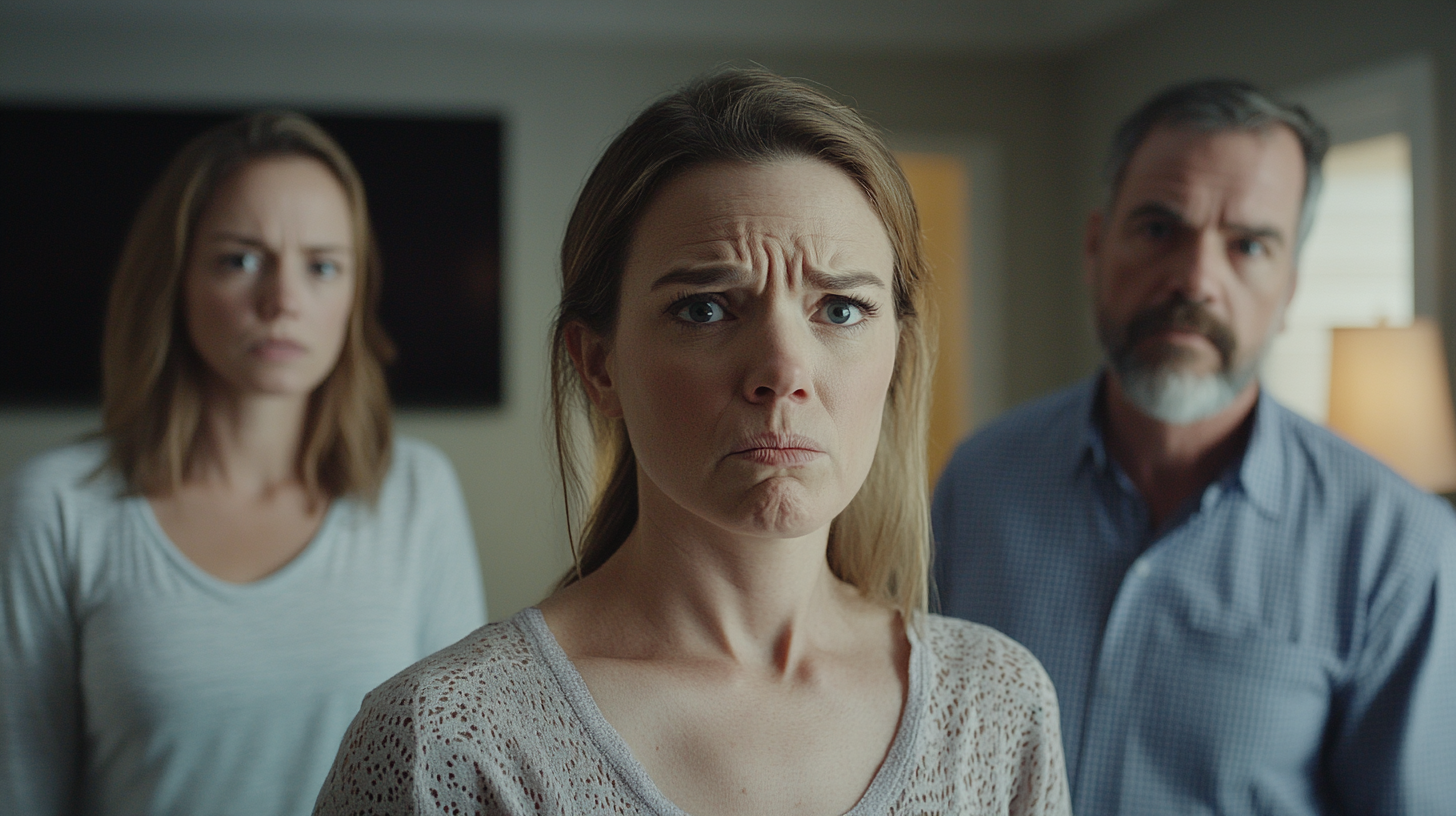 Deux femmes et un homme dans la chambre | Source : Midjourney