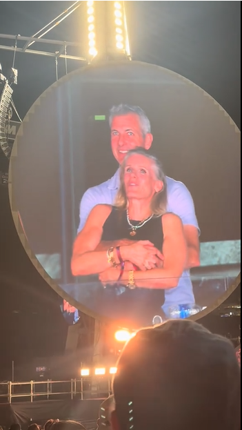 Andrew Byron et Kristin Cabot, extrait d'une vidéo datée du 17 juillet 2025 | Source : Tiktok/@instaagraace