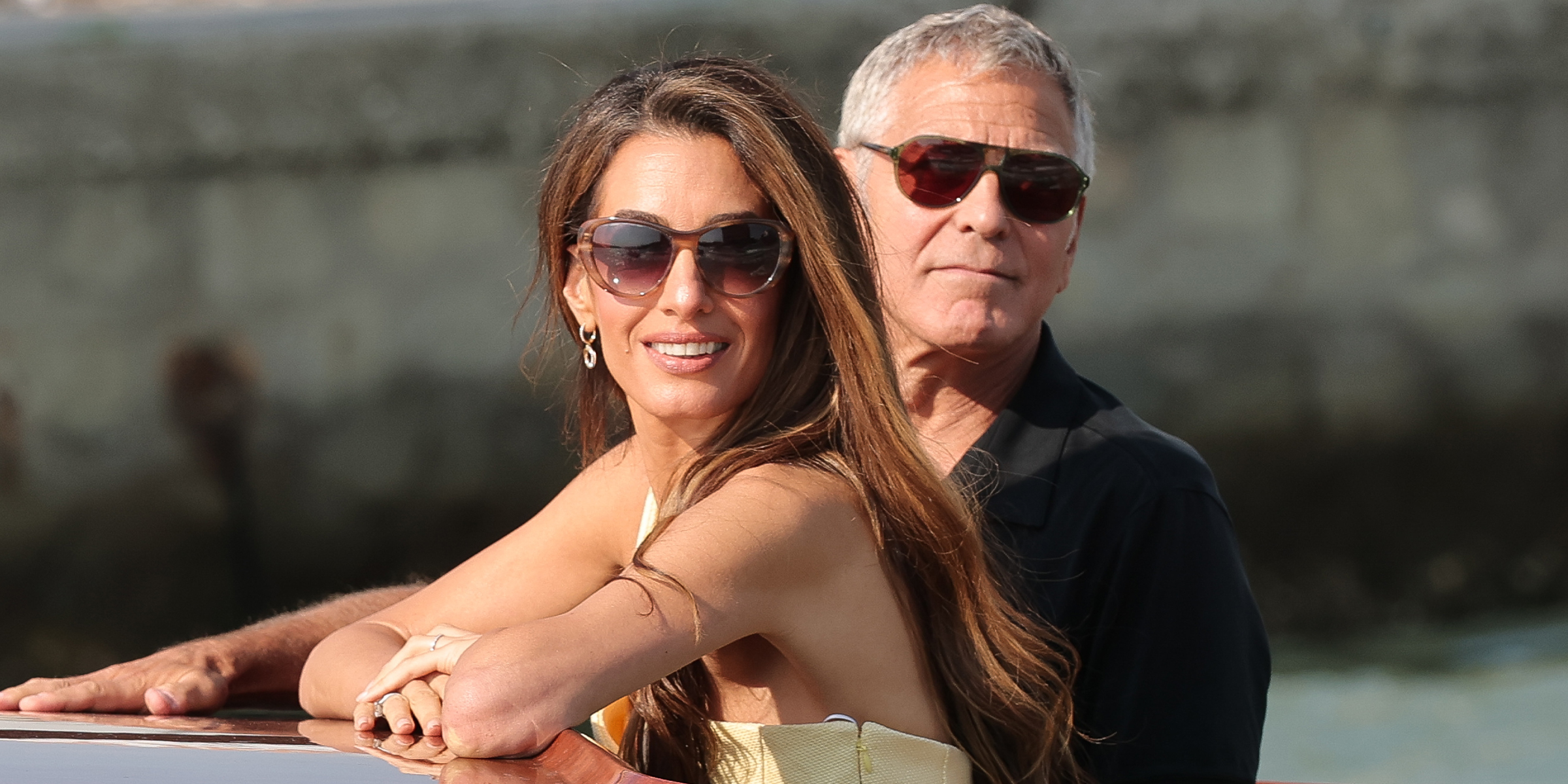 Amal et George Clooney | Source : Getty Images