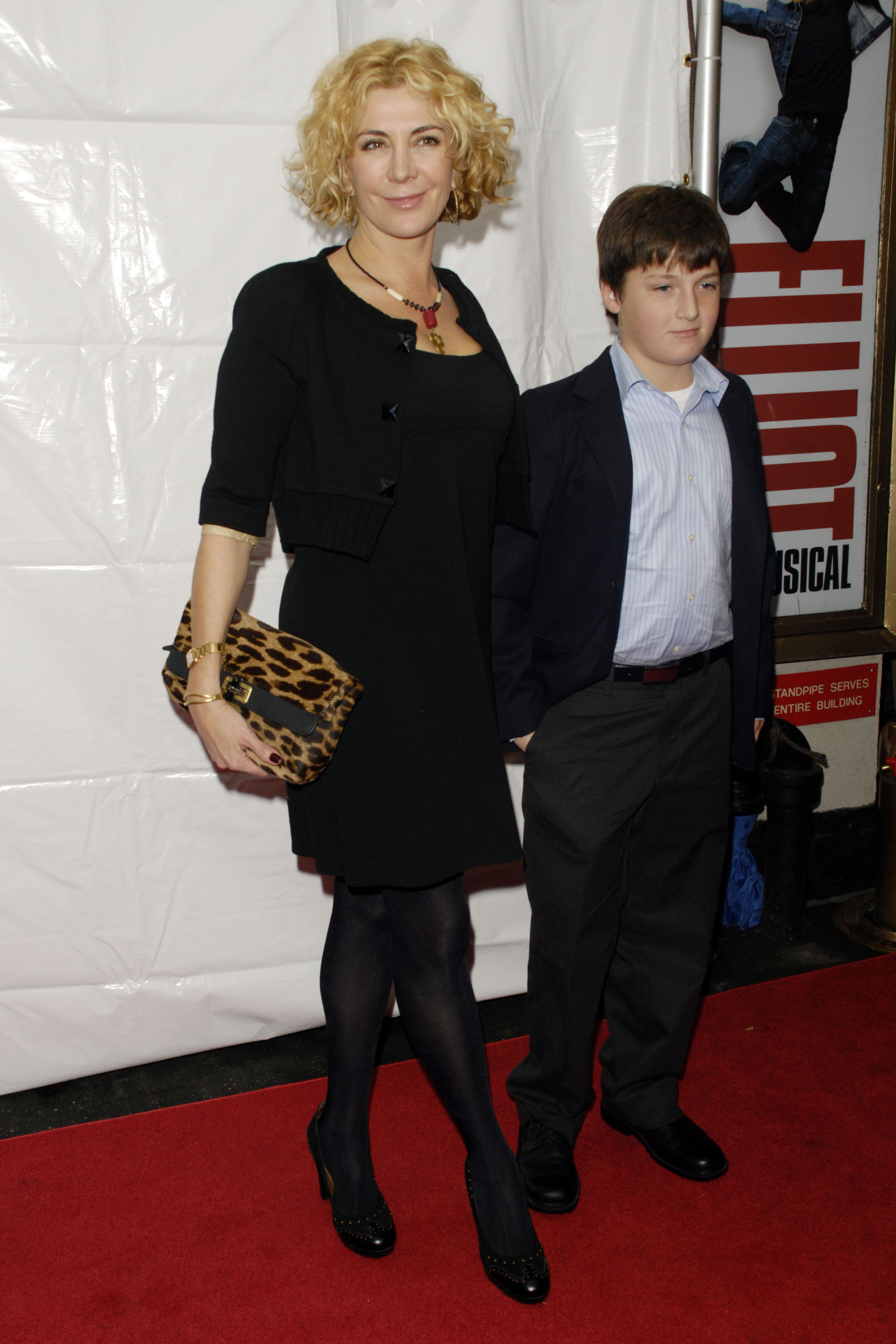 Natasha Richardson et Daniel Neeson à l'Imperial Theatre le 13 novembre 2008 | Source : Getty Images