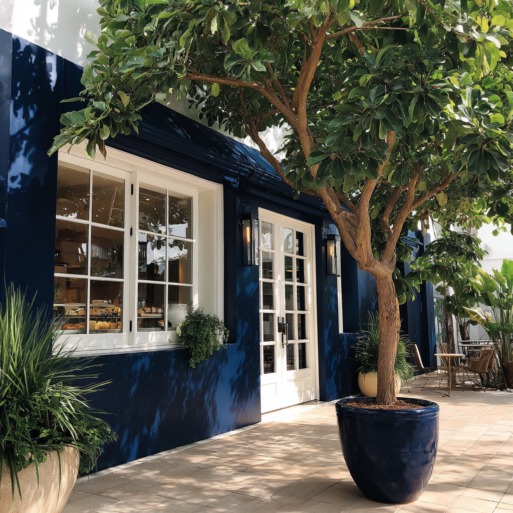 L'extérieur d'une boulangerie | Source : Midjourney