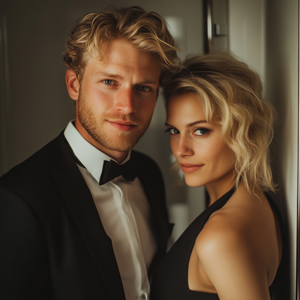 Un couple dans une salle de bain | Source : Midjourney