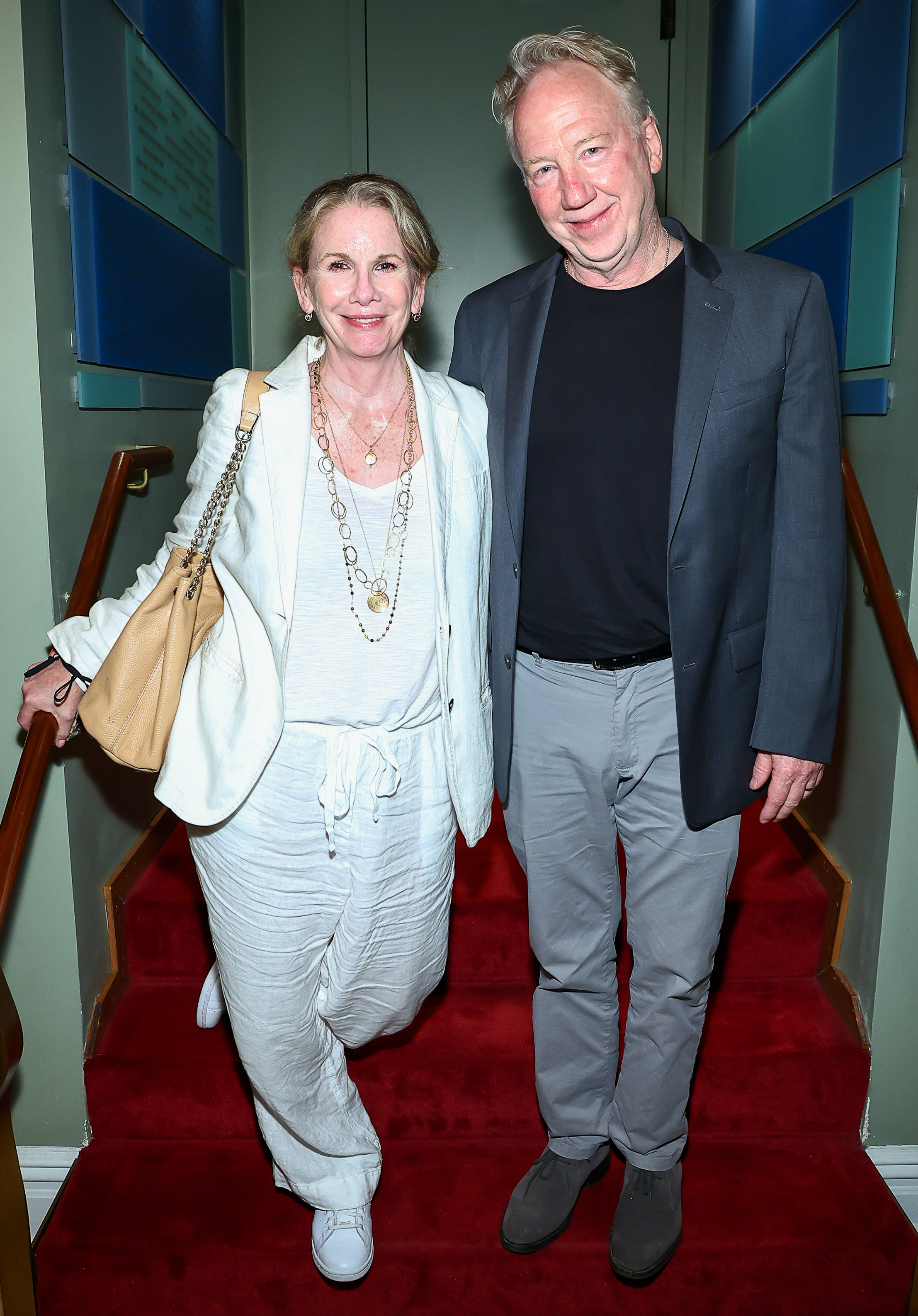 Melissa Gilbert et Timothy Busfield lors de la première de « The Butcher Boy » en 2022 | Source : Getty Images