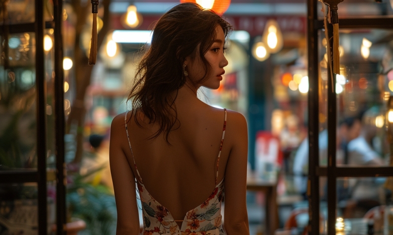 Une femme qui quitte un restaurant en colère | Source : Midjourney