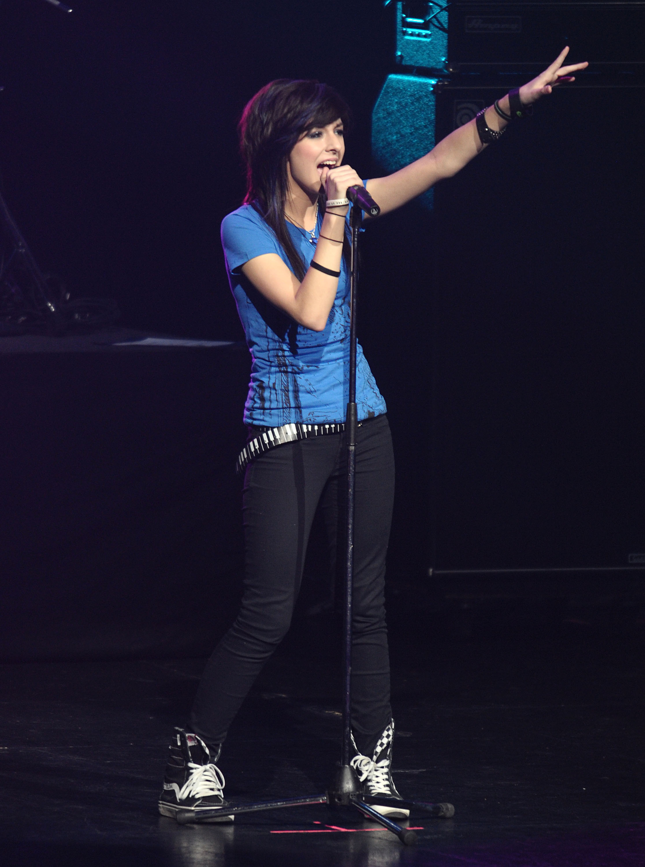 Christina Grimmie se produit lors du Concert For Hope 2011, le 20 mars à Universal City, en Californie. | Source : Getty Images