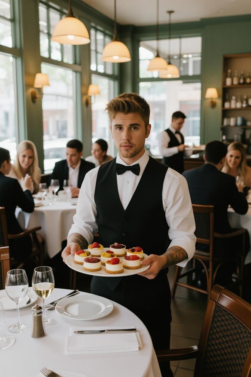 Une image générée par l'IA de Justin Bieber en serveur | Source : Grok