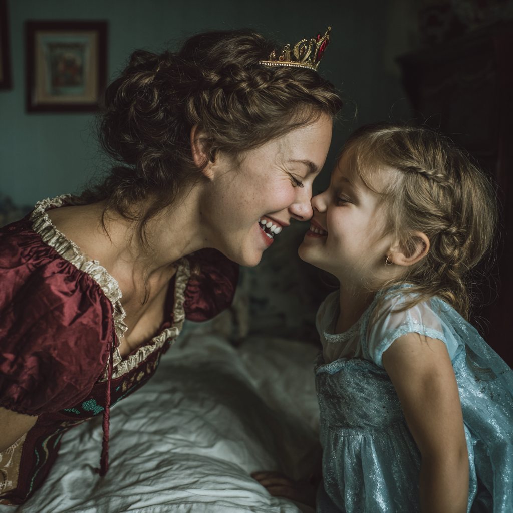 Une mère se rapproche de sa fille | Source : Midjourney