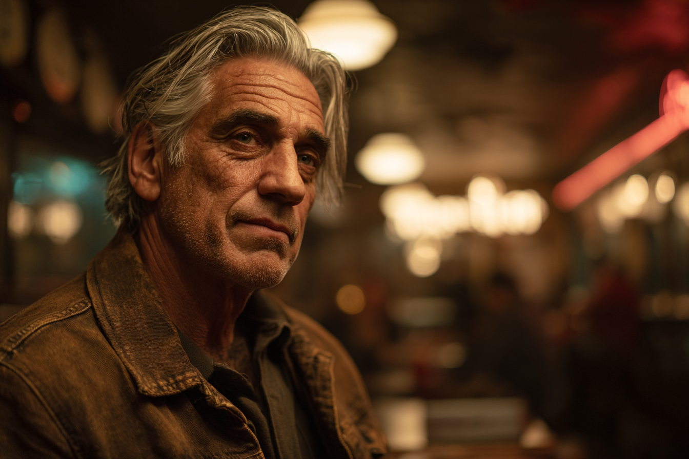 Un homme âgé dans un restaurant | Source : Midjourney