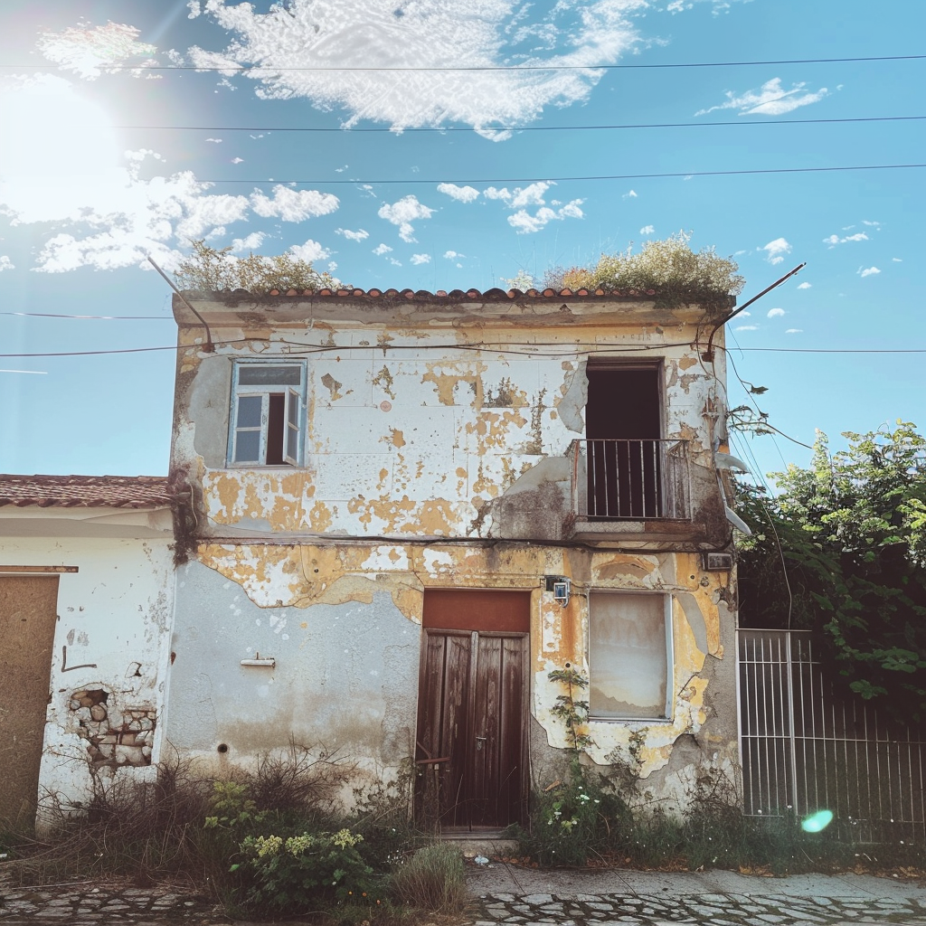 Une maison délabrée et abandonnée | Source : Midjourney