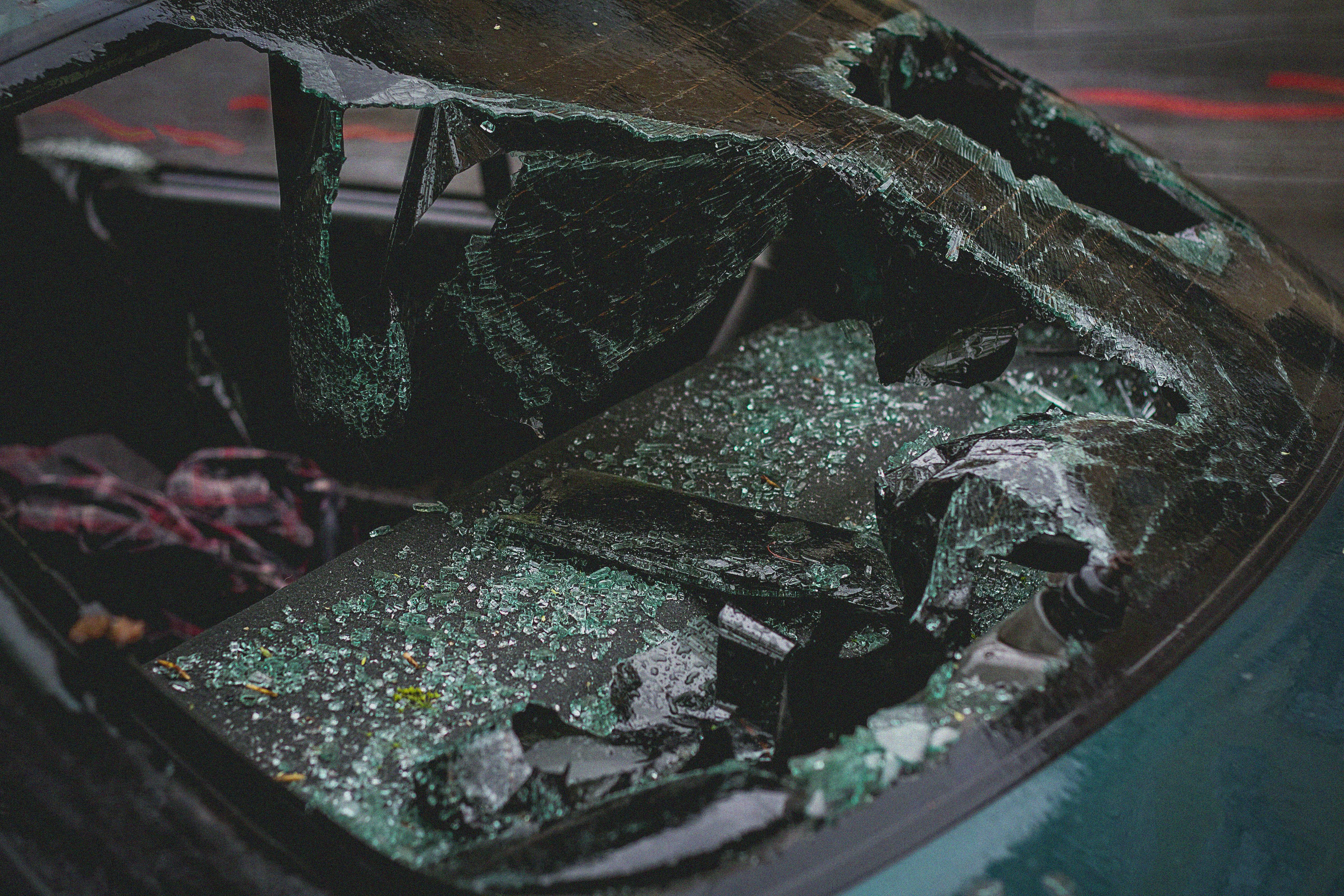 Gros plan sur un accident de voiture | Source : Pexels