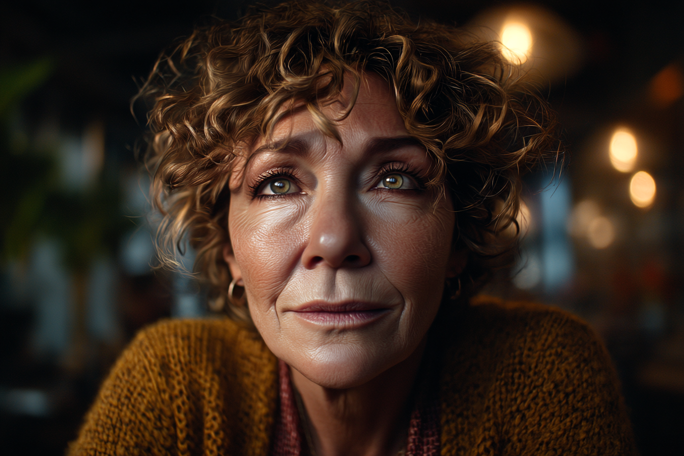 Une femme dans un restaurant | Source : Midjourney