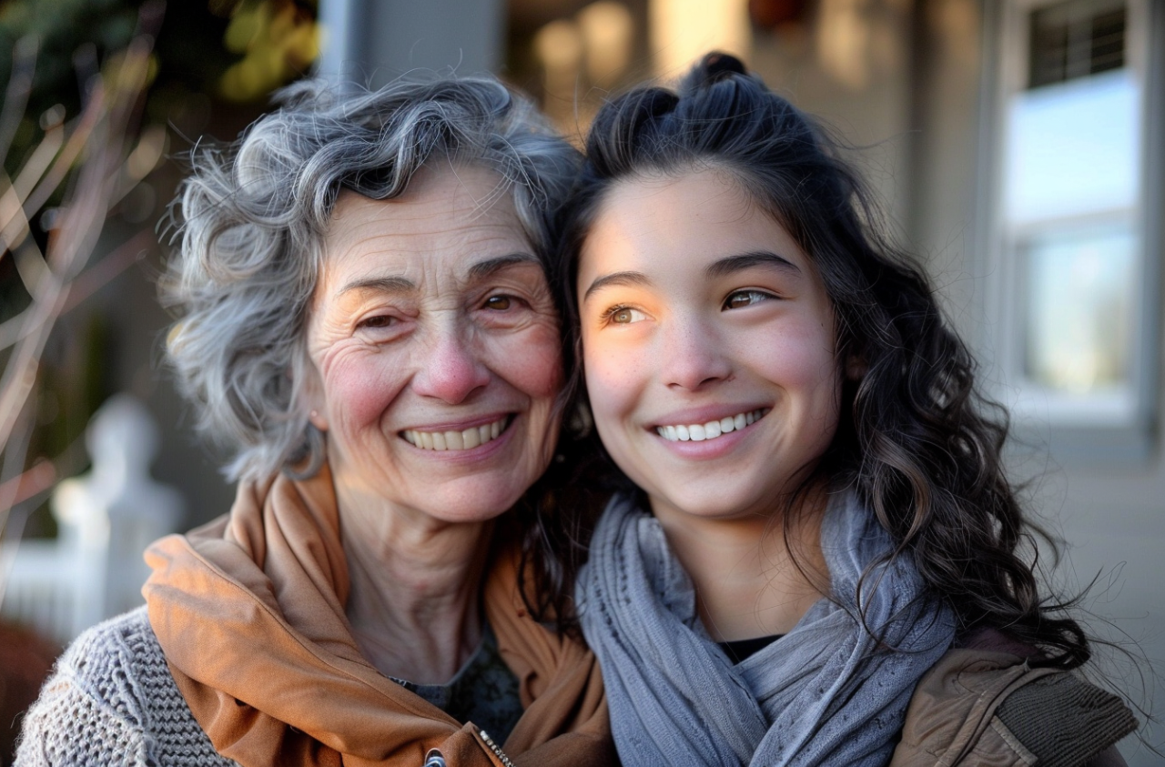 Une femme mûre et sa fille | Source : Midjourney