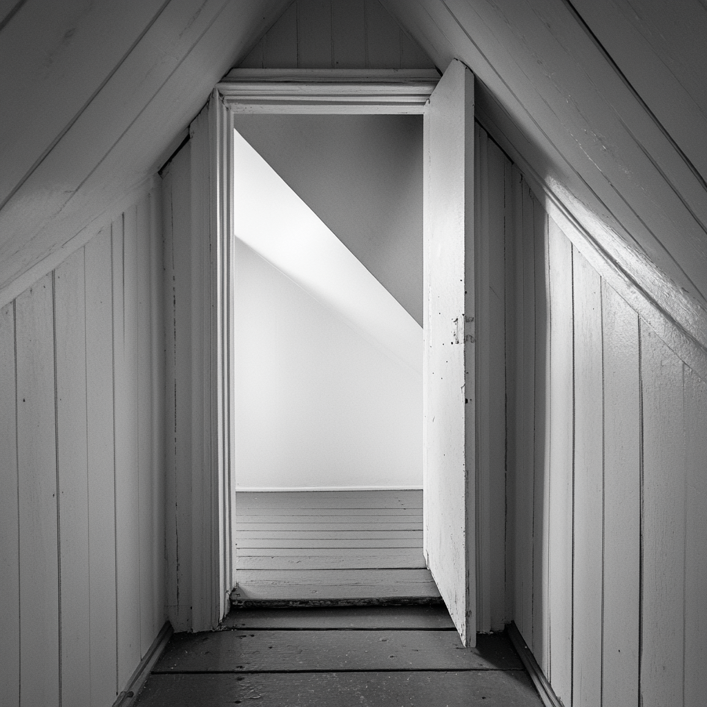 La porte d'un grenier | Source : Midjourney