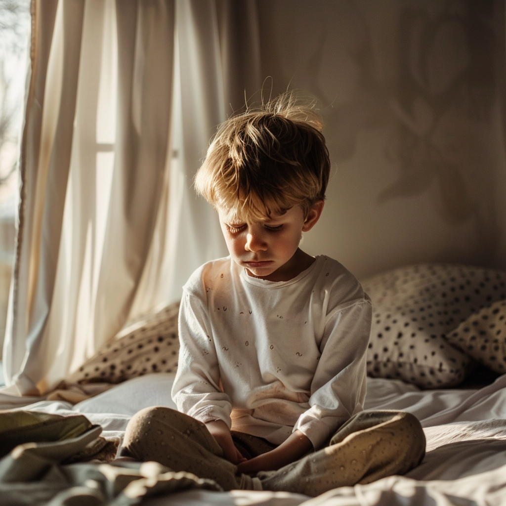 Un petit garçon qui pleure | Source : Midjourney