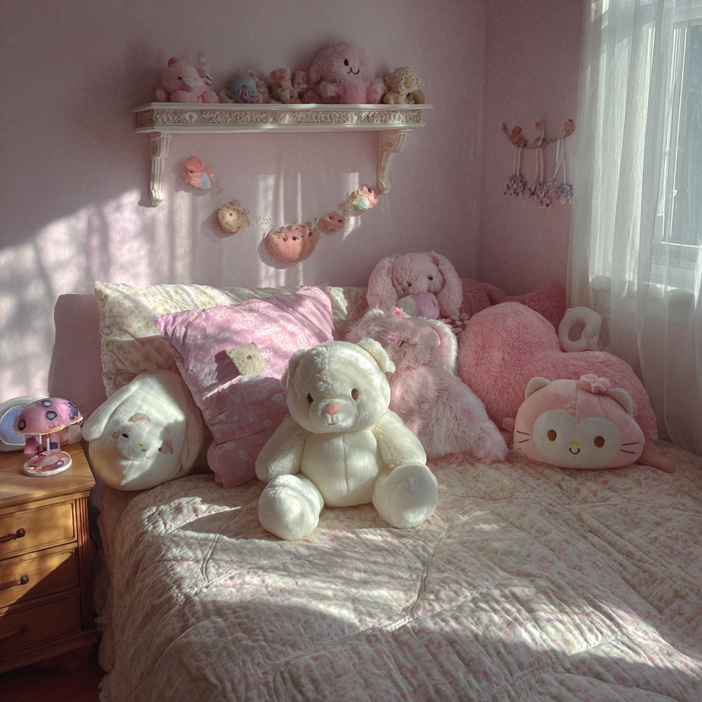 Une chambre bien décorée pour une petite fille | Source : Midjourney