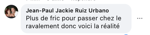 Commentaire d'un internaute I Source : https://www.facebook.com/photo/?fbid=1424689869696393&set=pb.100064661805101.-2207520000