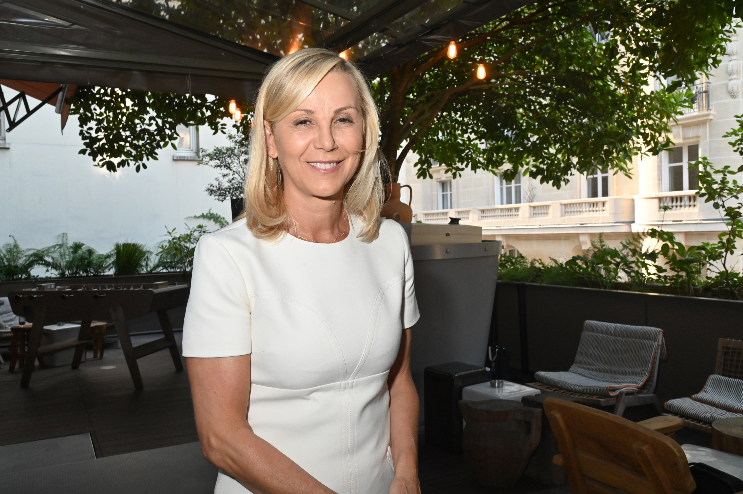 Laurence Ferrari participe au Prix littéraire Evok Collection X Brach Paris 2025 à l'Hôtel Brach le 16 juin 2025 à Paris, France I Source : Getty Images