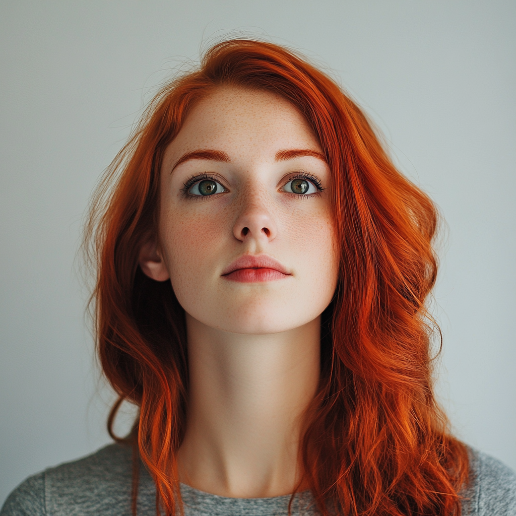 Une femme sérieuse | Source : Midjourney