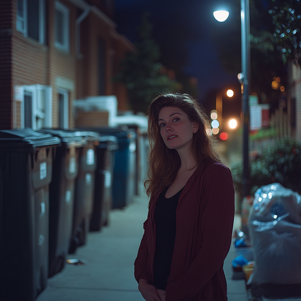 Une femme stressée qui parle à quelqu'un | Source : Midjourney