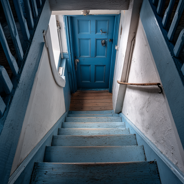 Escalier menant au sous-sol | Source : Midjourney