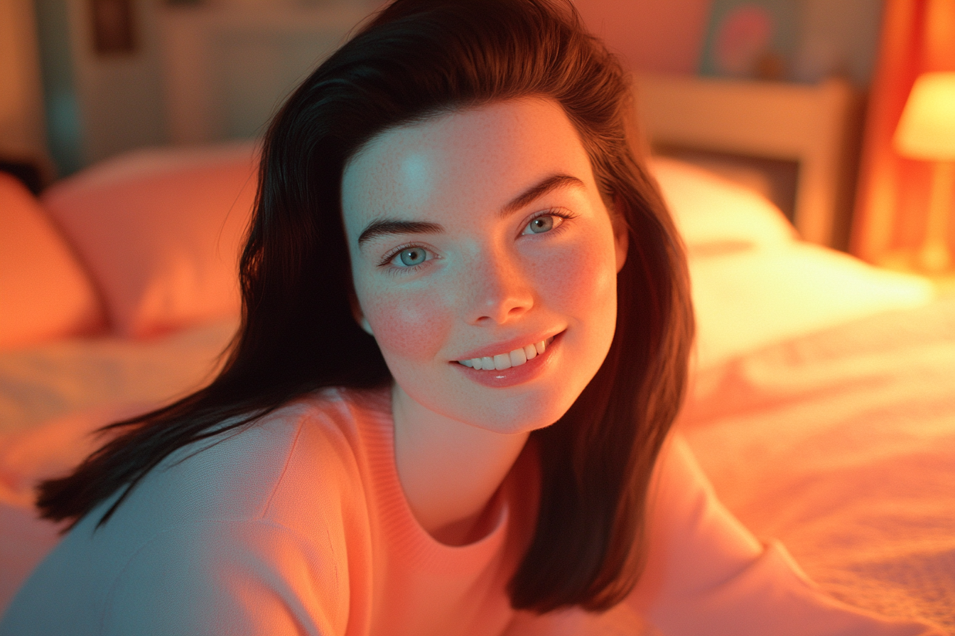 Une femme souriante | Source : Midjourney