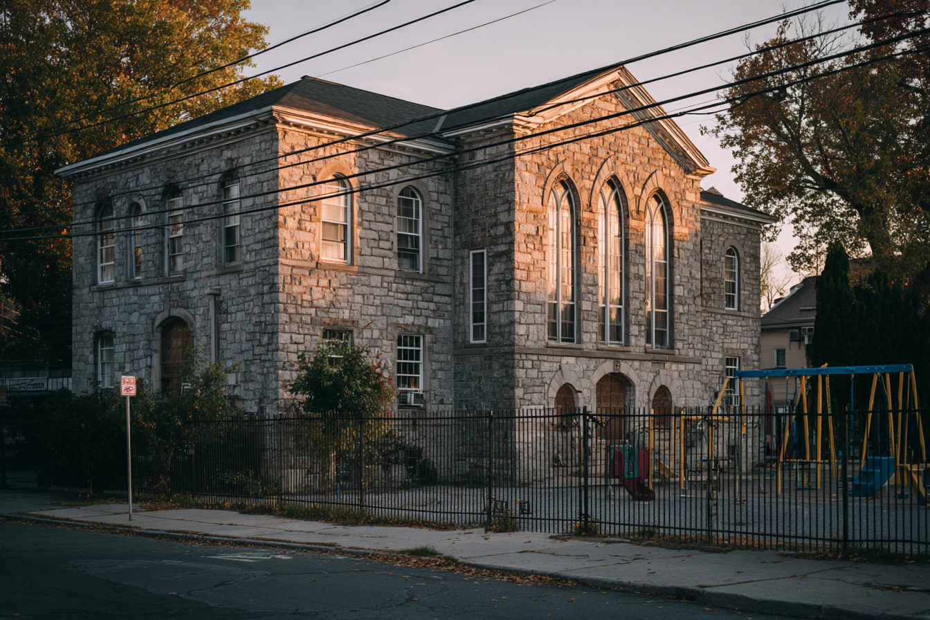 Un bâtiment en pierre | Source : Midjourney