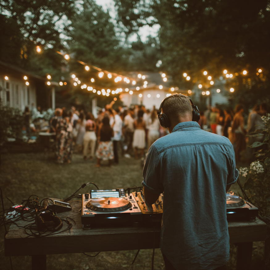 Un DJ de mariage | Source : Midjourney