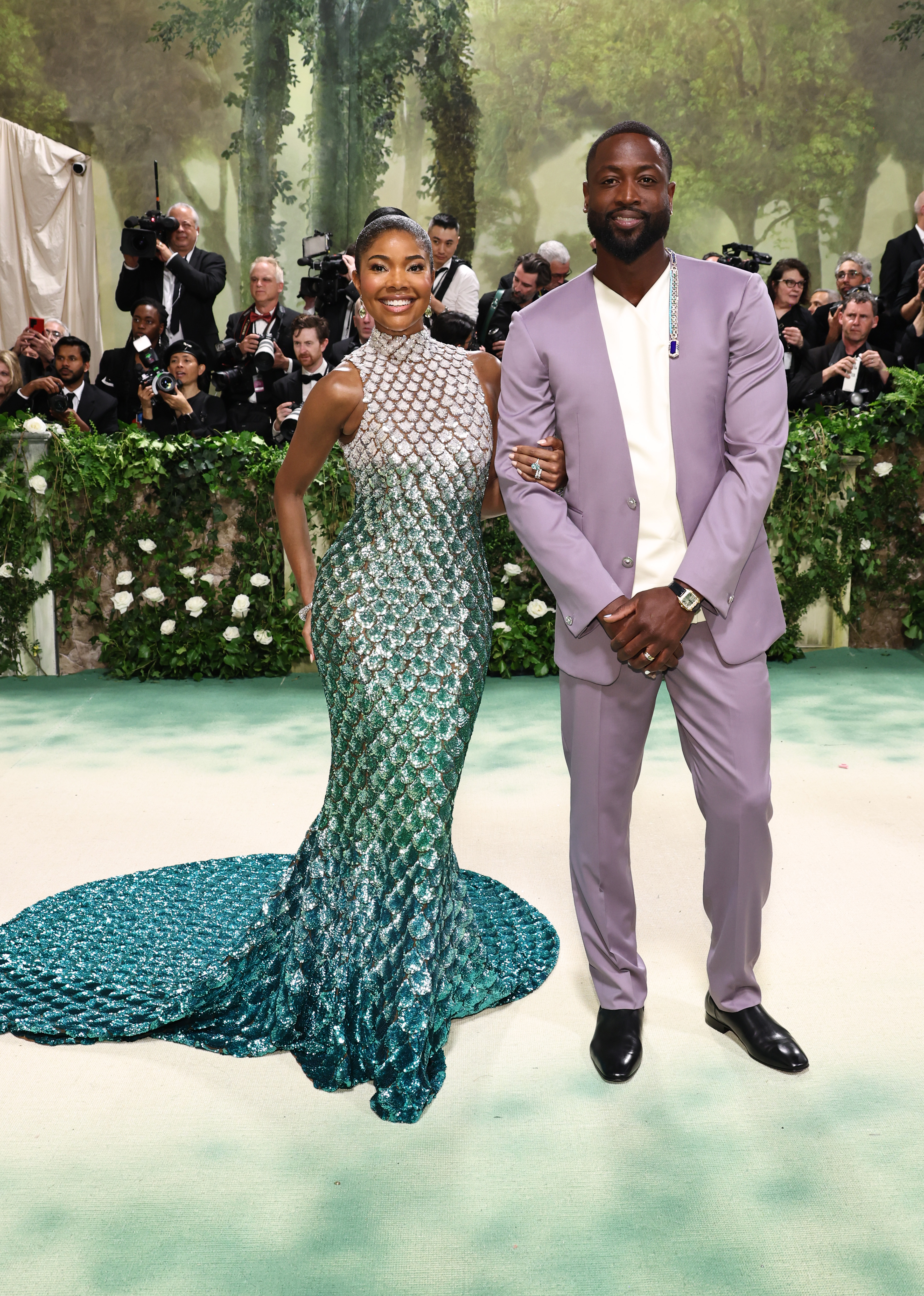 Gabrielle Union et Dwyane Wade au Met Gala 2024 le 6 mai à New York. | Source : Getty Images