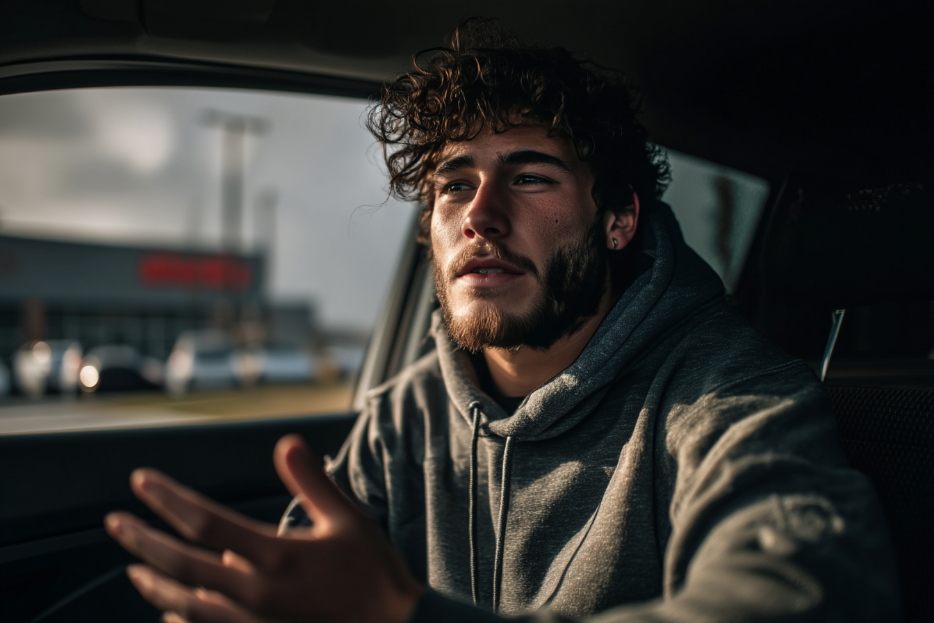 Un jeune homme qui parle à sa sœur | Source : Midjourney