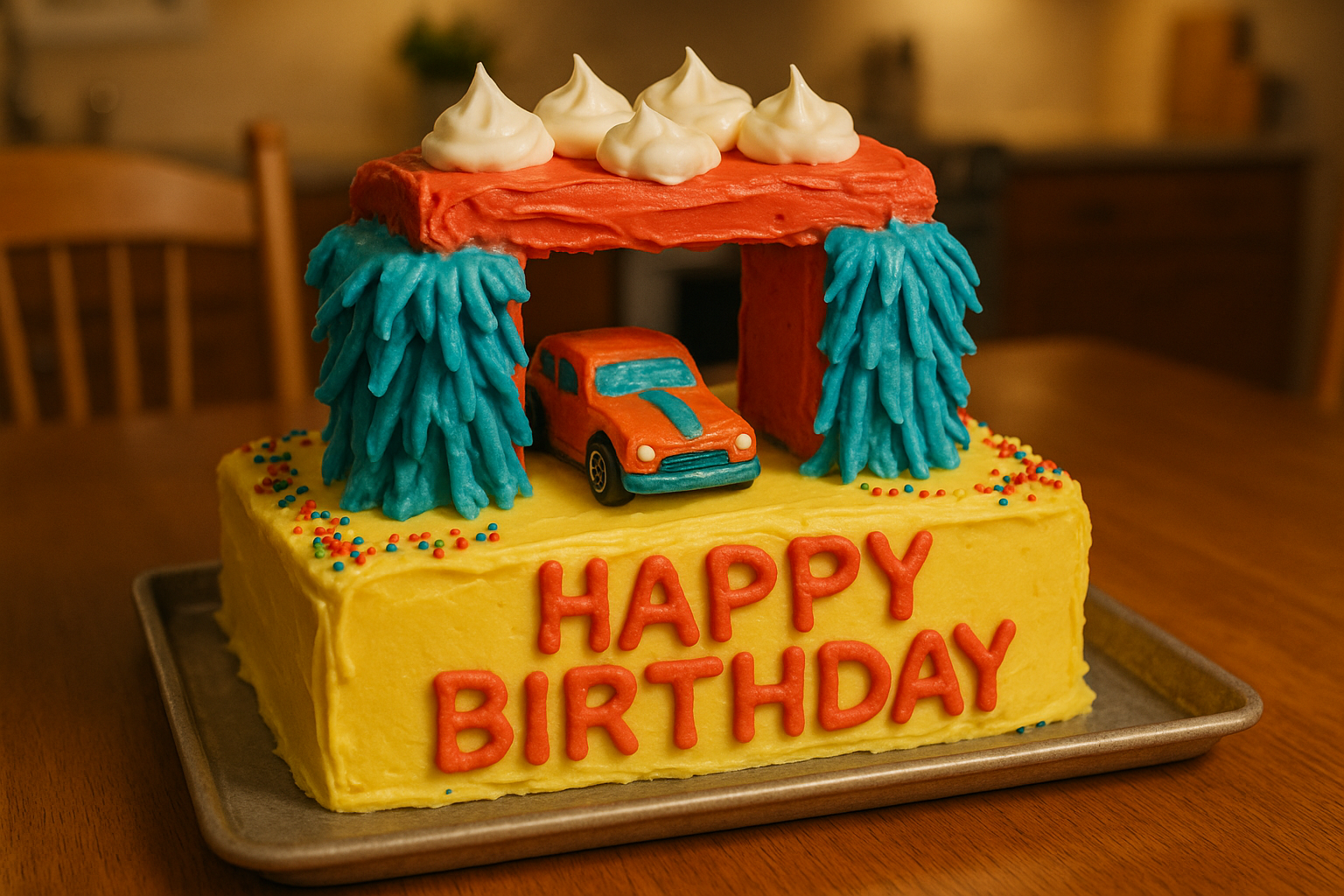 Un gâteau d'anniversaire | Source : DALL-E