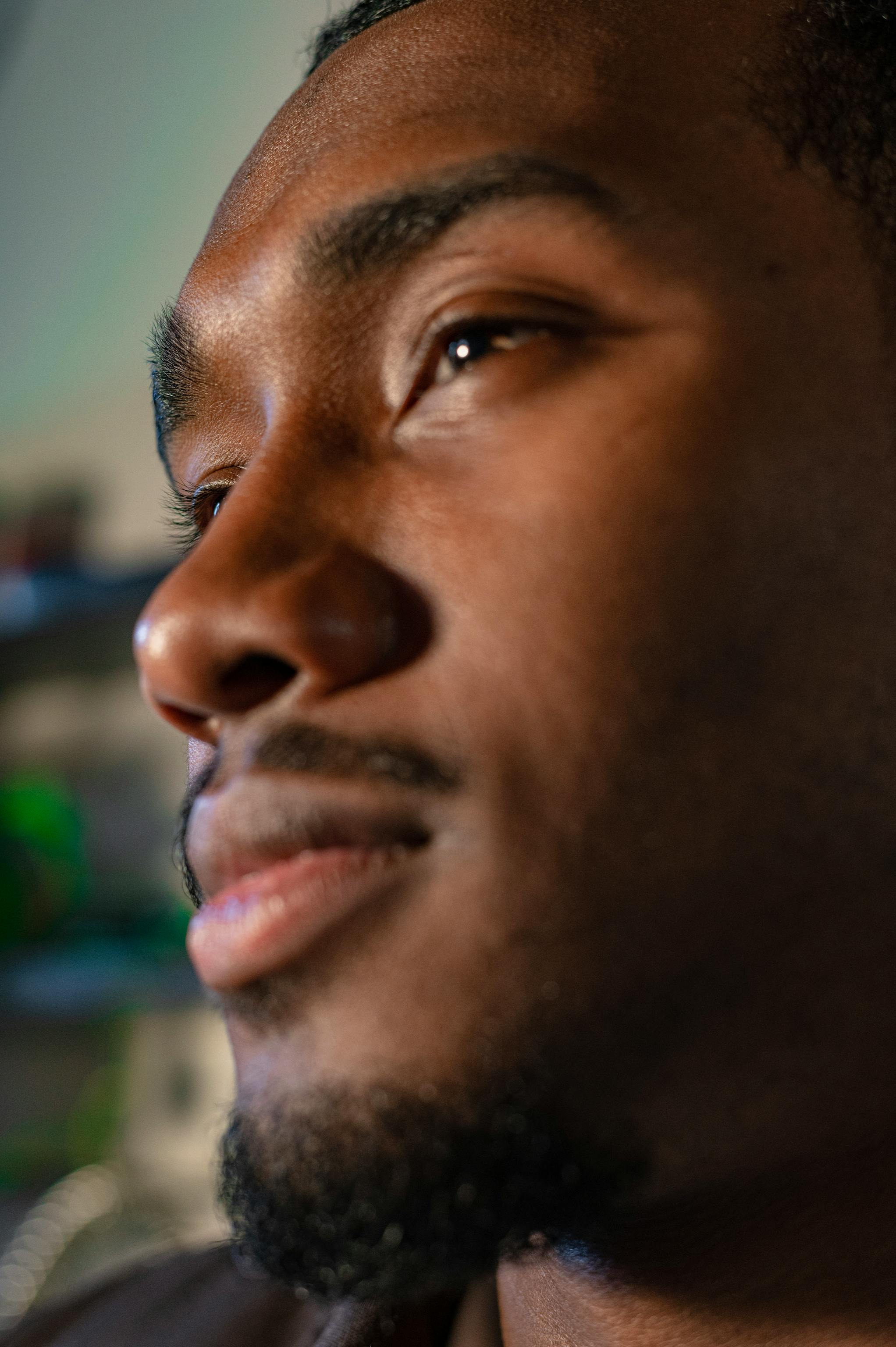 Visage d'un homme, gros plan | Source : Pexels