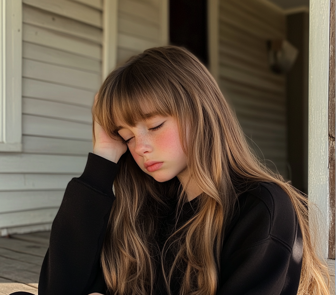 Une petite fille bouleversée | Source : Midjourney