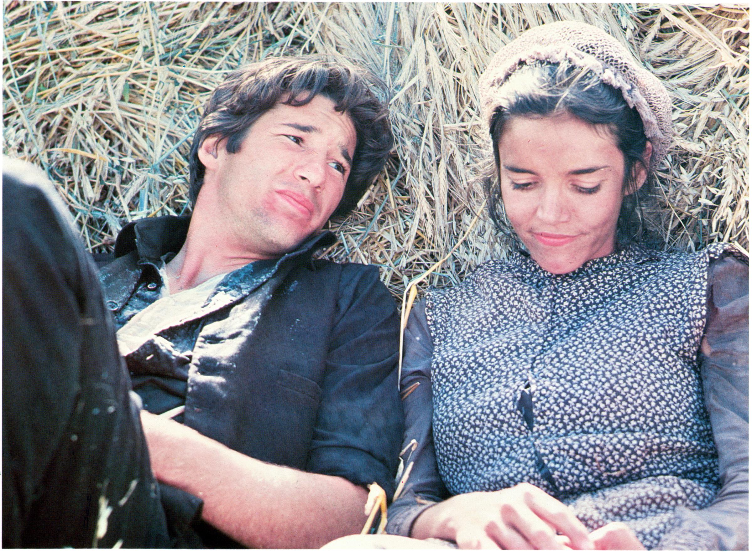 Richard Gere et la star hollywoodienne tournant « Les Mains du ciel » en 1978. | Source : Getty Images