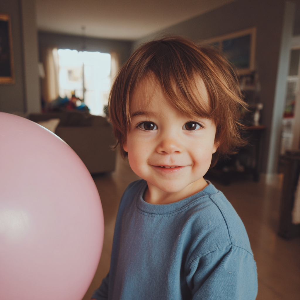 Un petit garçon souriant | Source : Midjourney