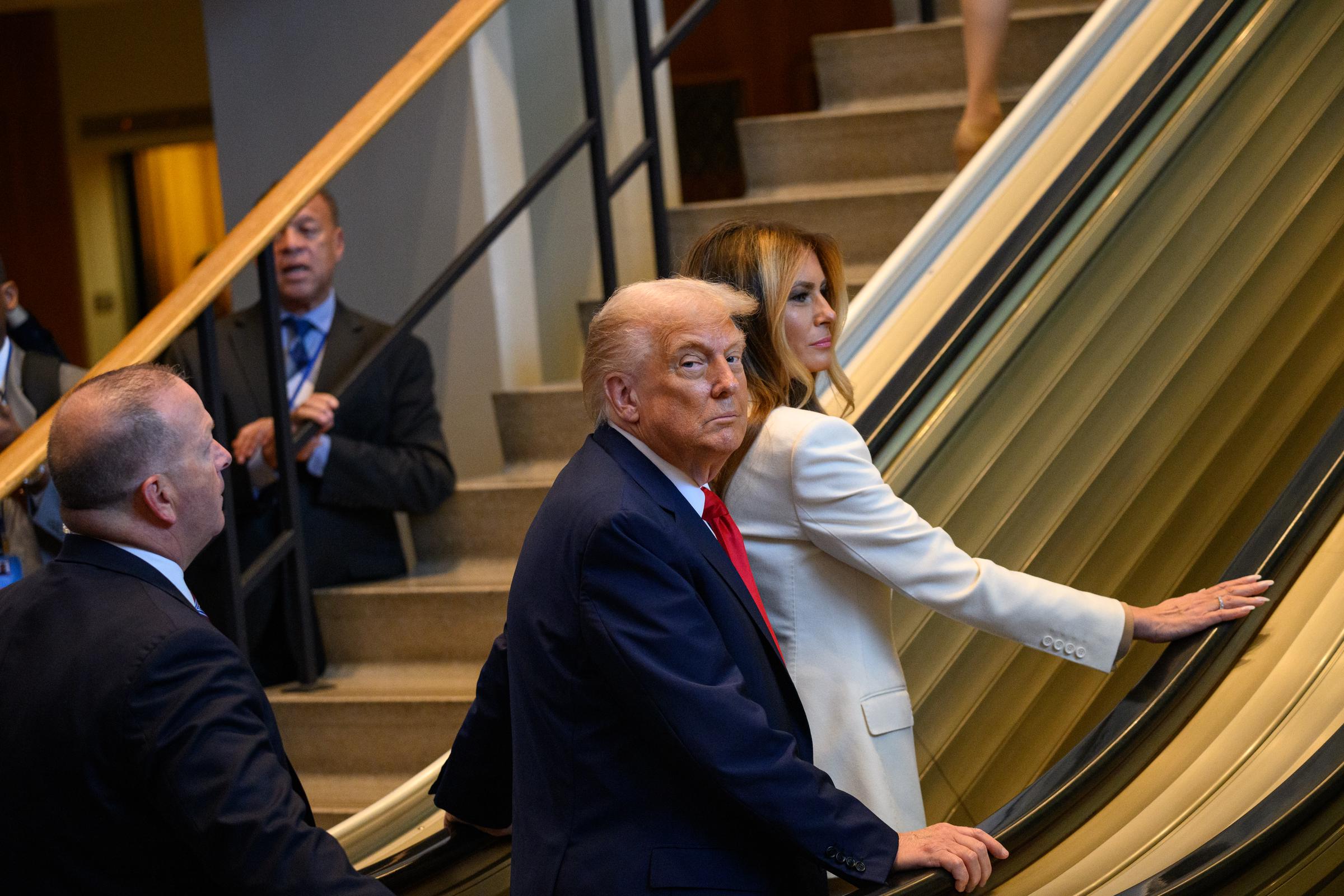 Donald et Melania Trump. | Source : Getty Images