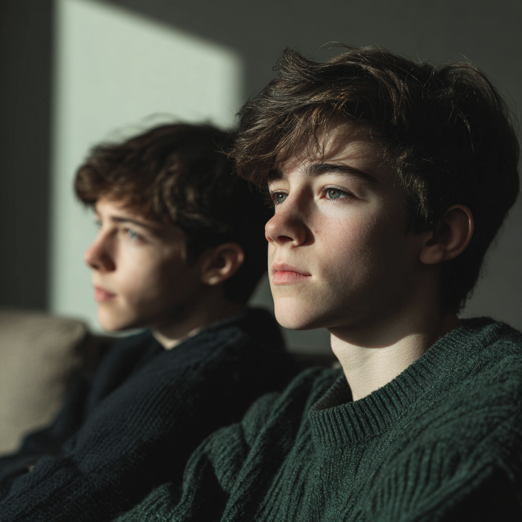 Gros plan sur un adolescent | Source : Midjourney