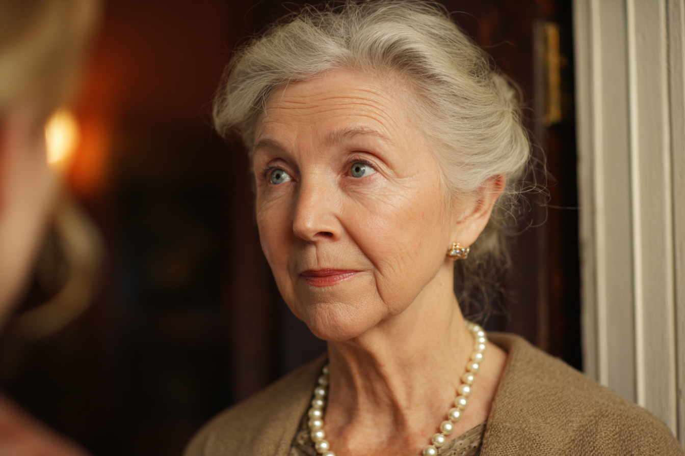 Une femme âgée parle à une femme plus jeune | Source : Midjourney