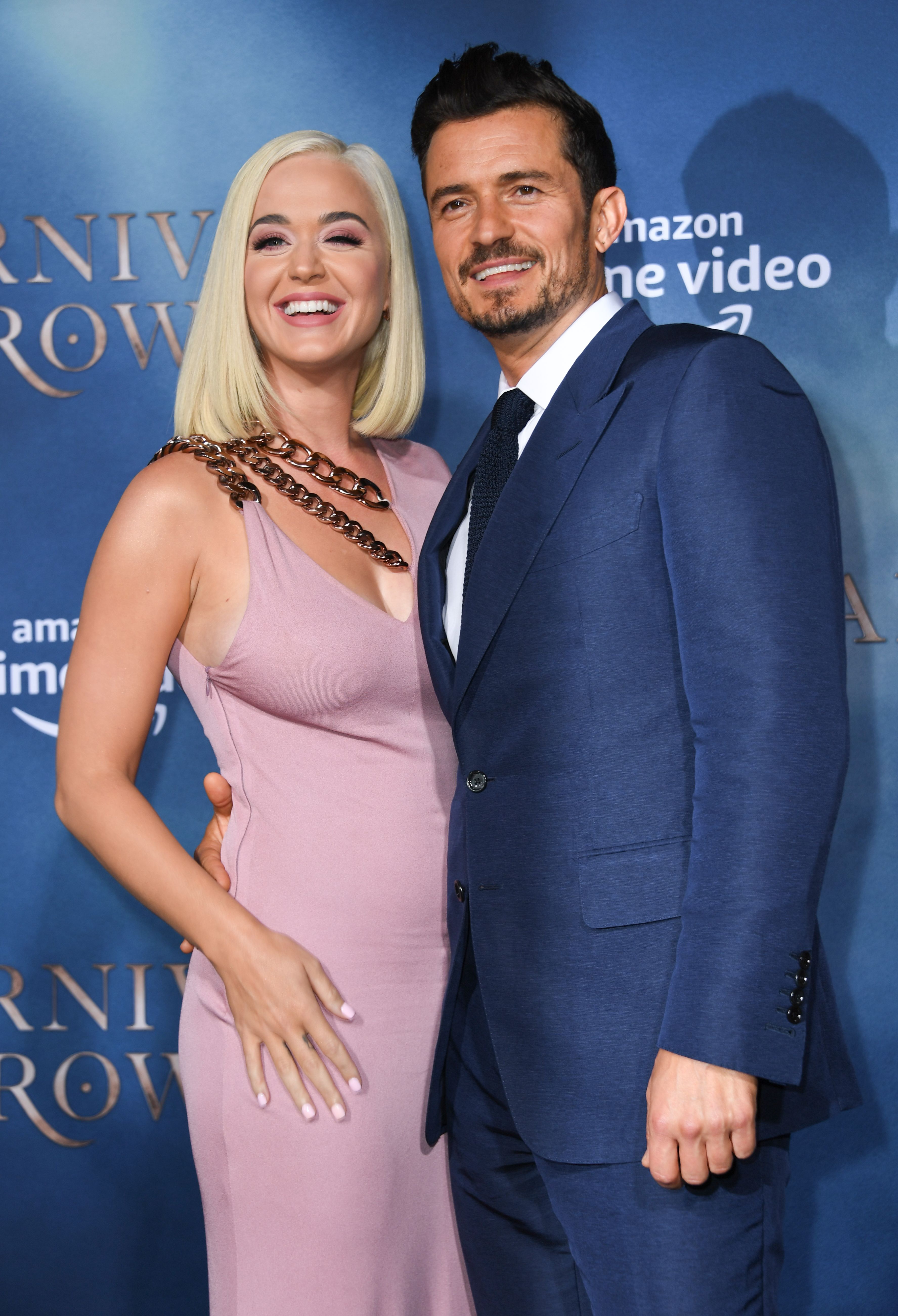 Orlando Bloom et Katy Perry pour la première de la série originale Amazon "Carnival Row" au théâtre chinois TCL, le 21 août 2019, à Hollywood. | Source : Getty Images
