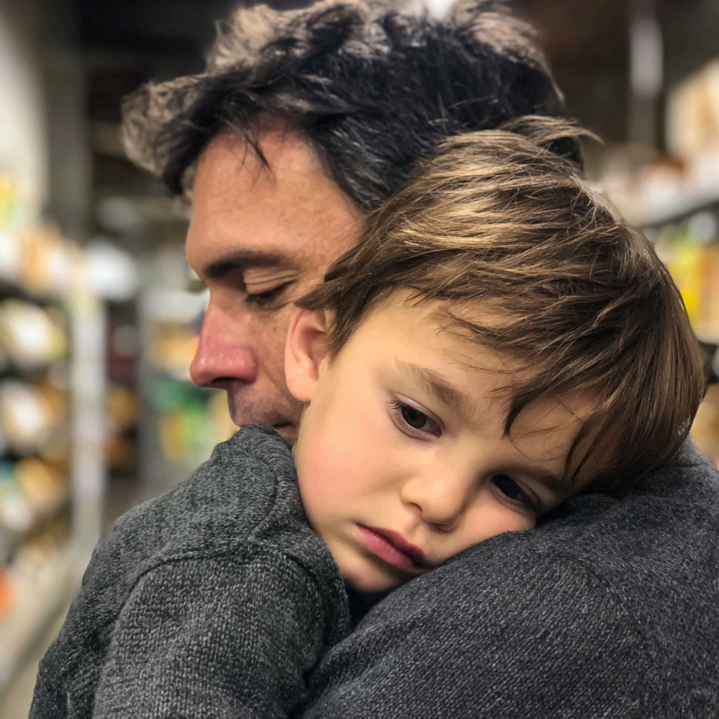 Un homme et son enfant | Source : Midjourney