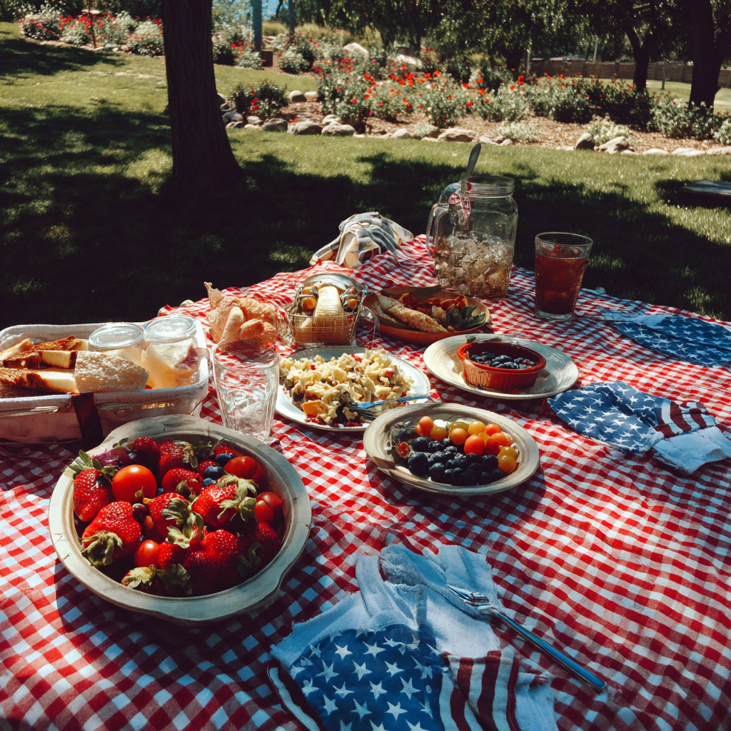Un pique-nique du 4 juillet | Source : Midjourney