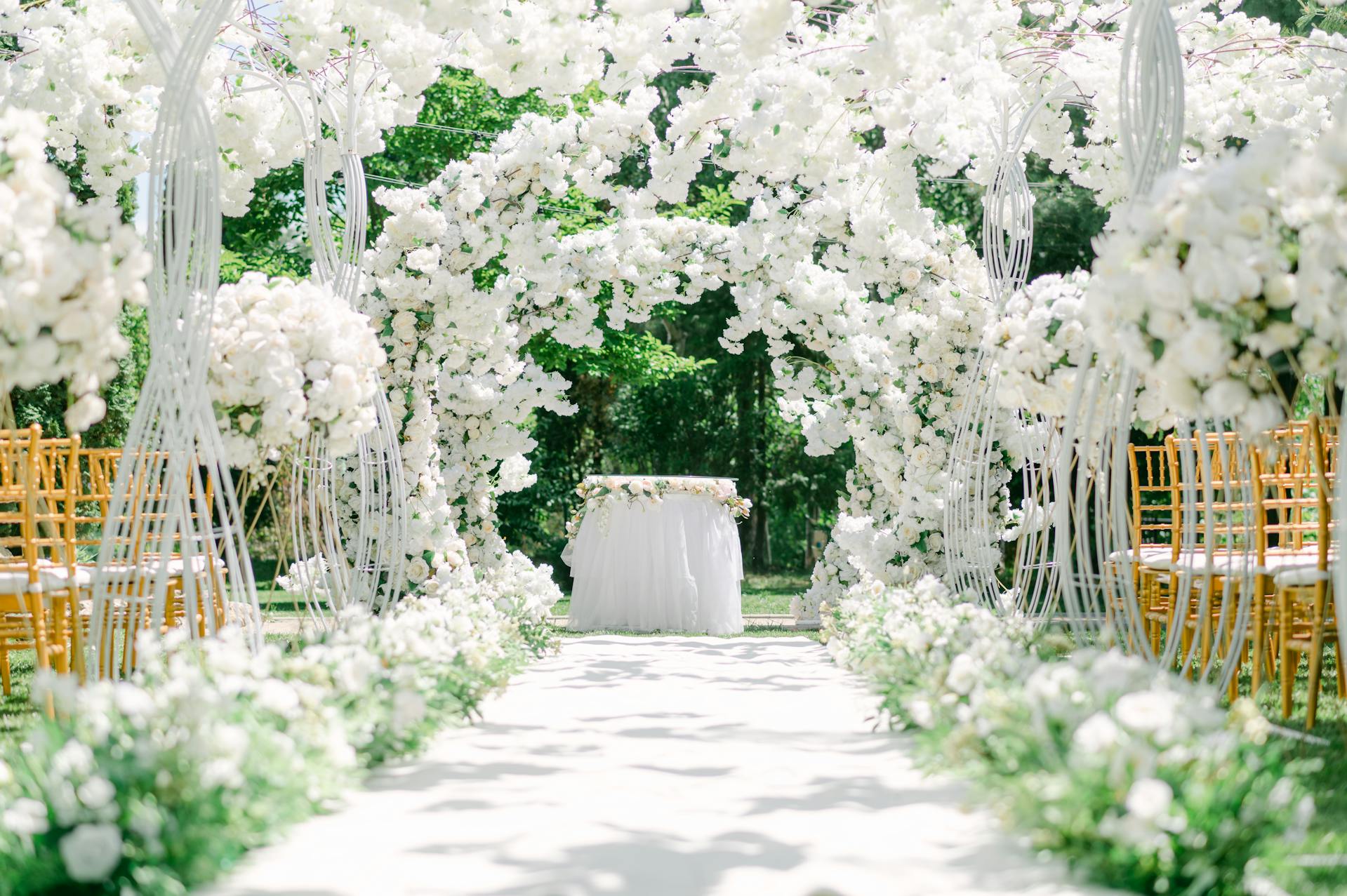Une installation de mariage | Source : Pexels