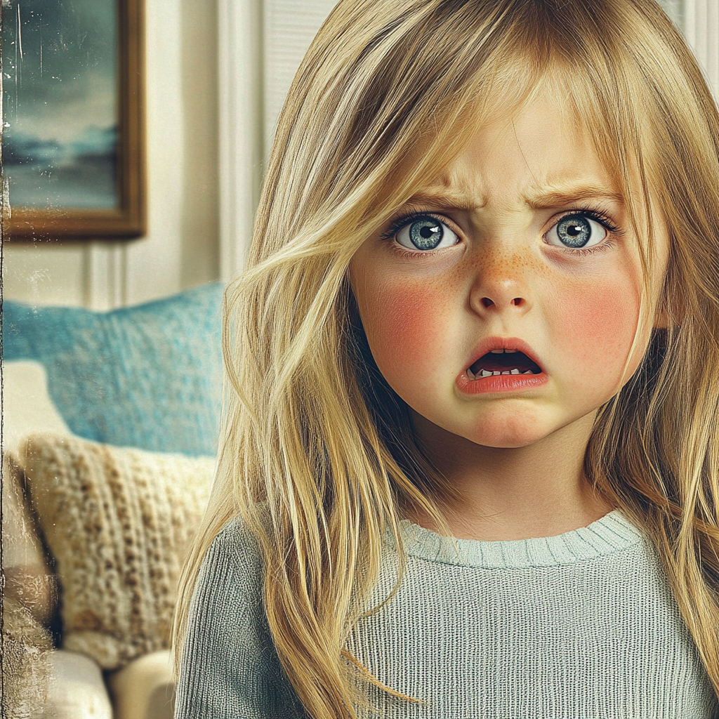 Une petite fille en détresse | Source : Midjourney