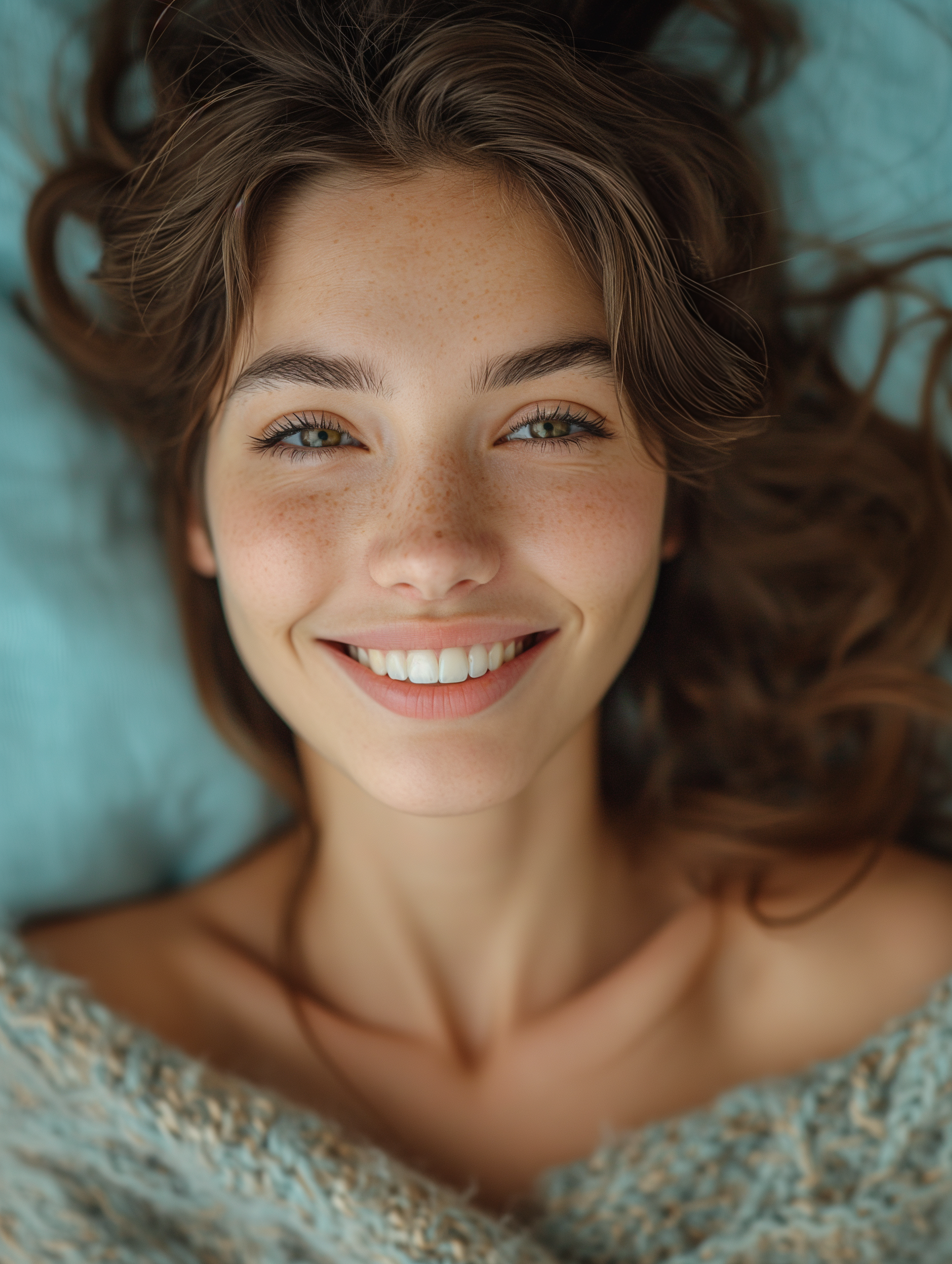 Une femme souriante | Source : Midjourney