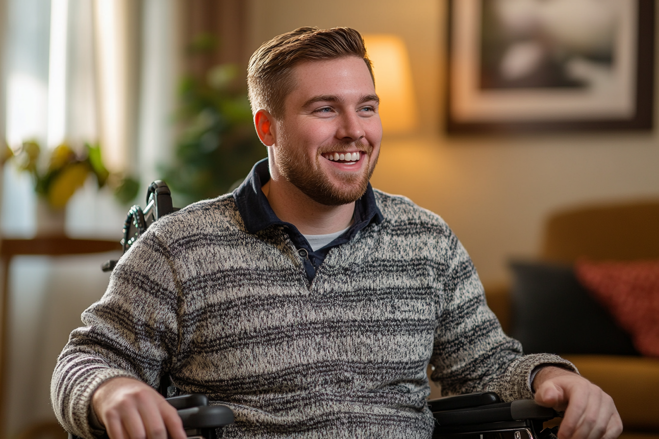 Un homme souriant | Source : Midjourney