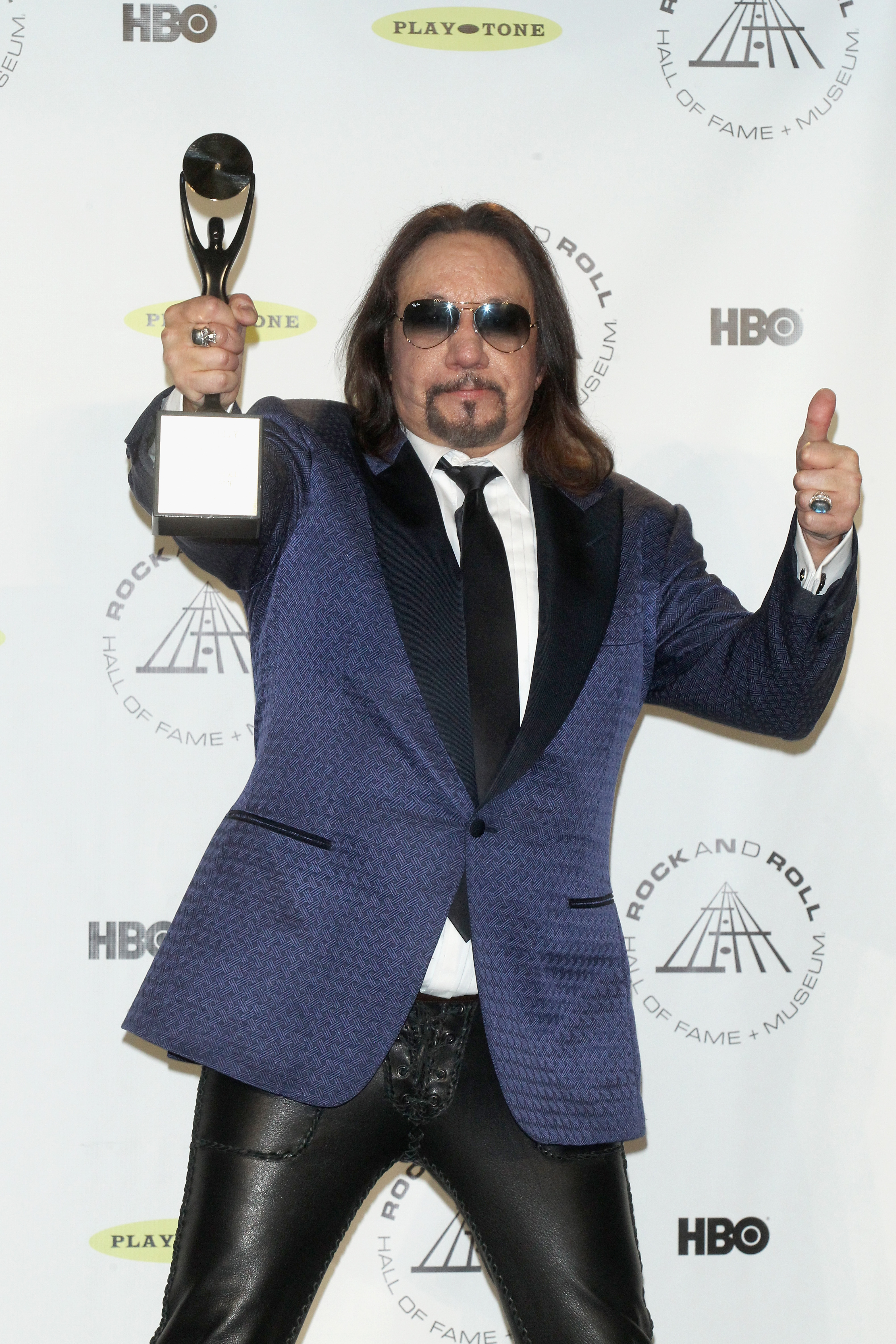 Ace Frehley assiste à la cérémonie d'intronisation au Rock and Roll Hall of Fame à New York le 10 avril 2014 | Source : Getty Images