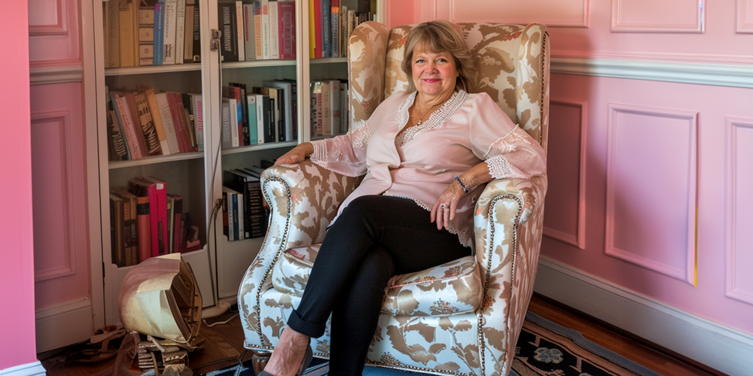 Une femme âgée assise confortablement dans un fauteuil | Source : Amomama